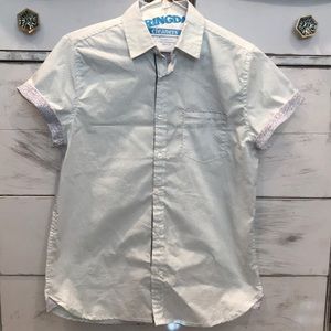 CUTE short sleeve stylish button up.